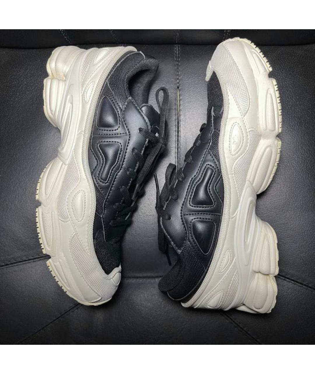 ADIDAS X RAF SIMONS Белые текстильные низкие кроссовки / кеды, фото 5