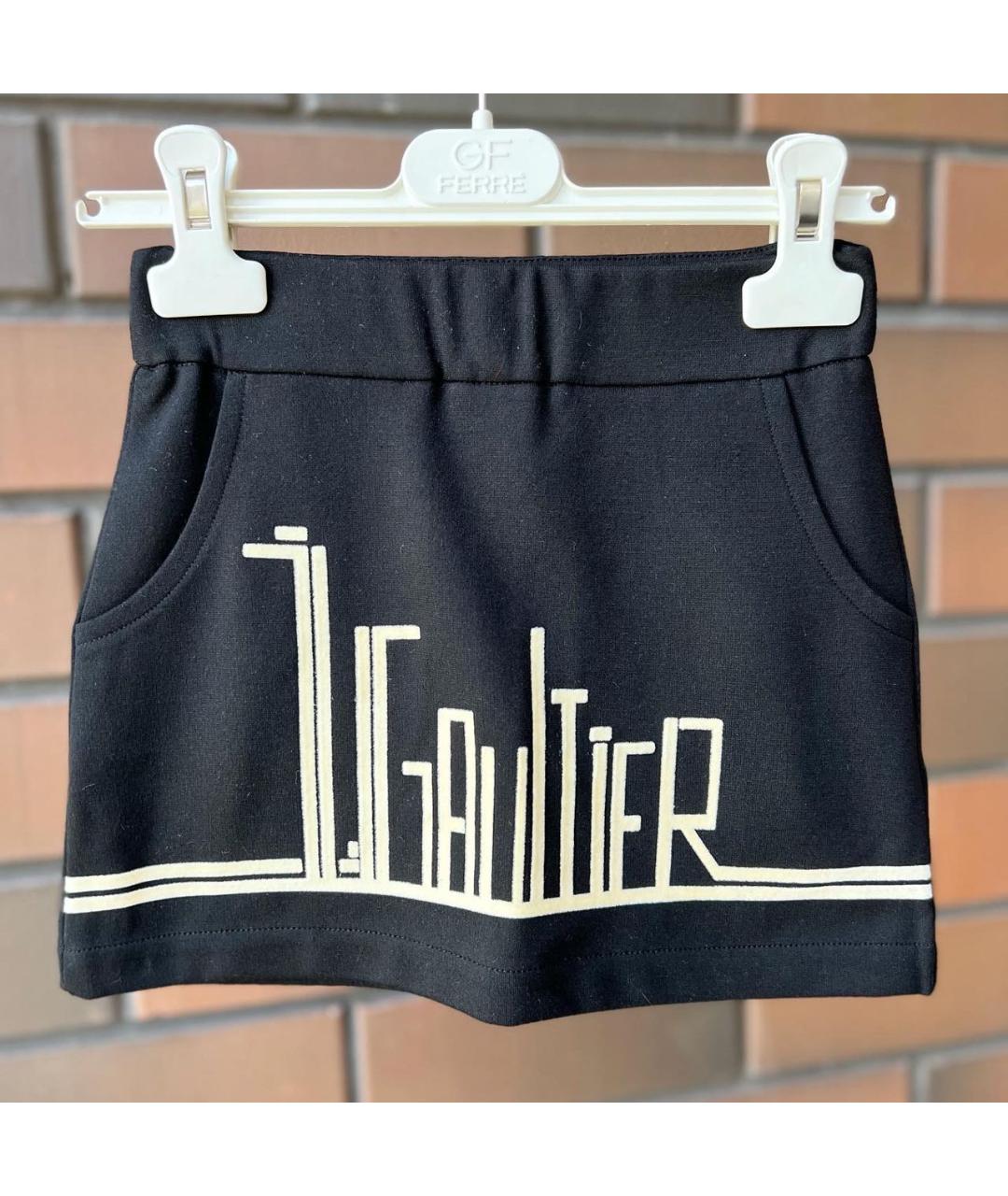 JUNIOR GAULTIER Черная юбка, фото 3