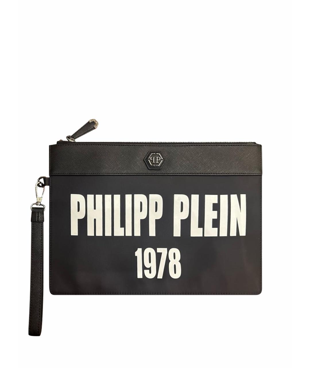 PHILIPP PLEIN Черная барсетка, фото 1