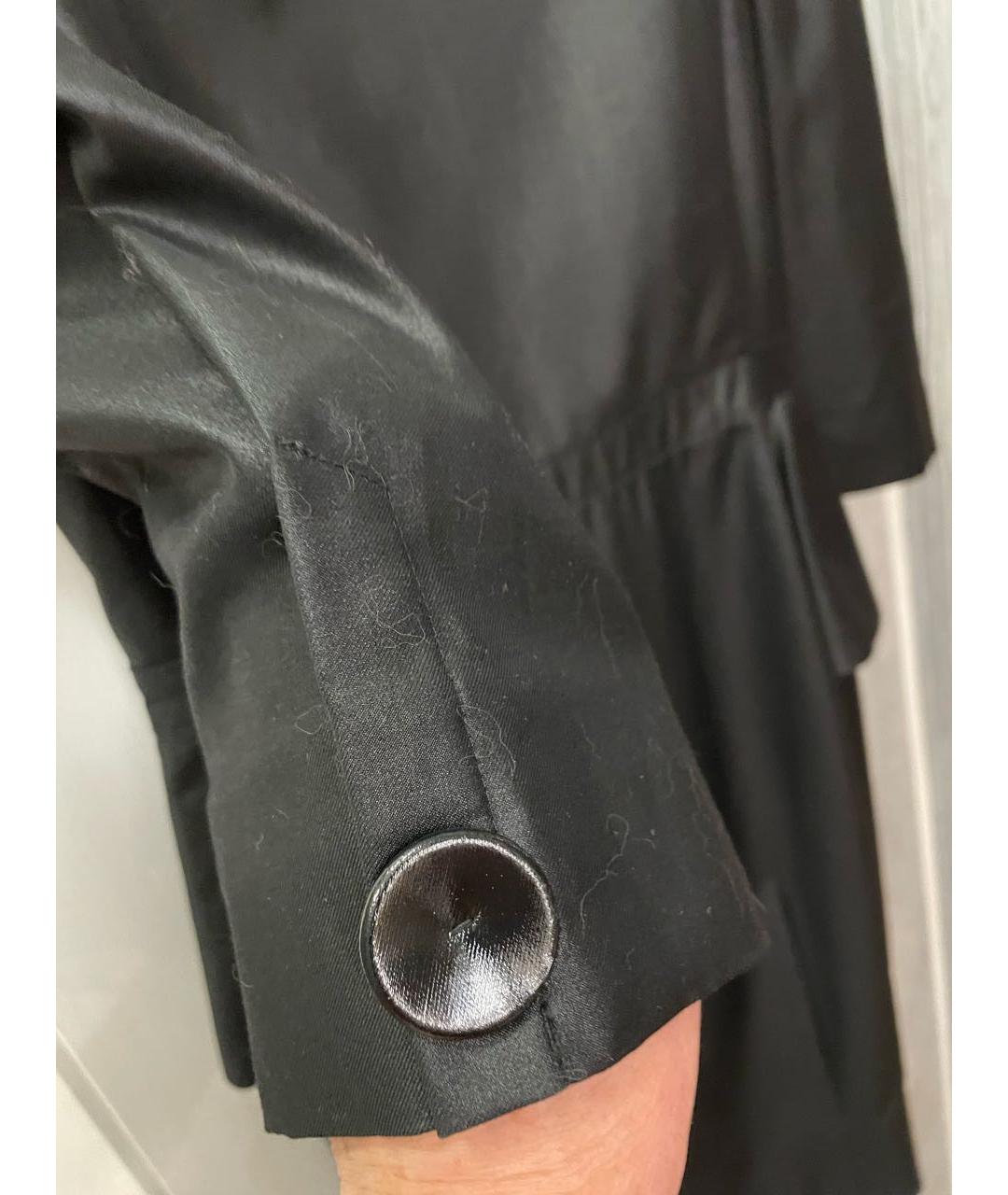 DESIGNERS REMIX Черное вискозное коктейльное платье, фото 8