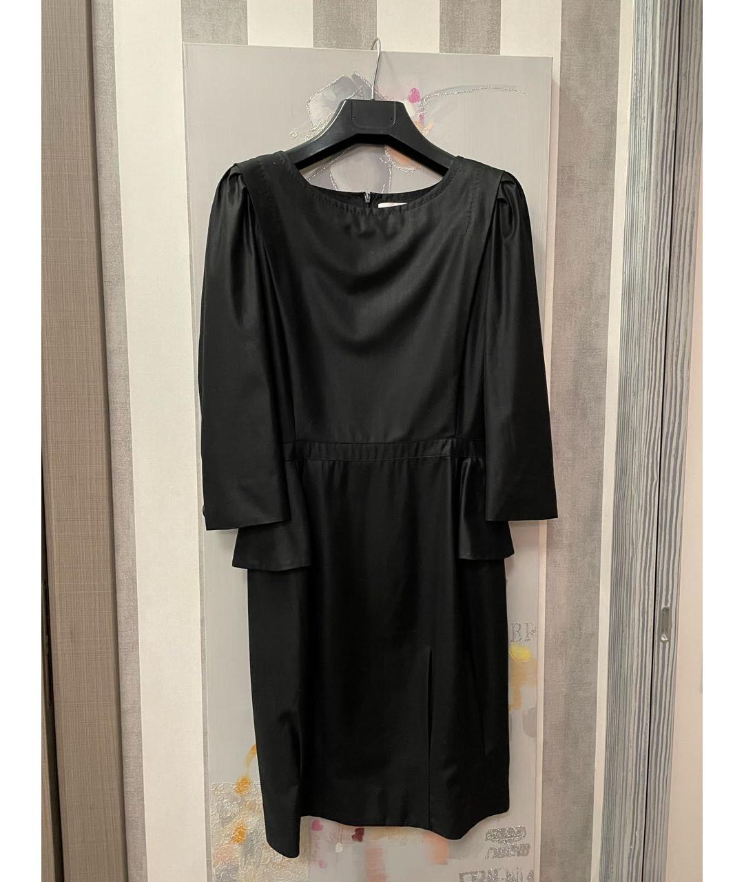 DESIGNERS REMIX Черное вискозное коктейльное платье, фото 9