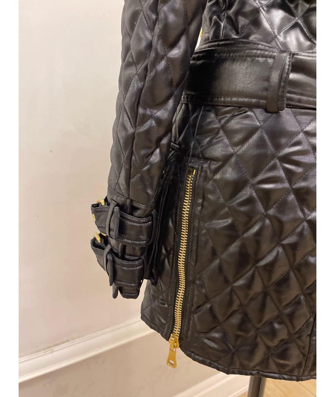 BALMAIN Черная полиэстеровая куртка, фото 3
