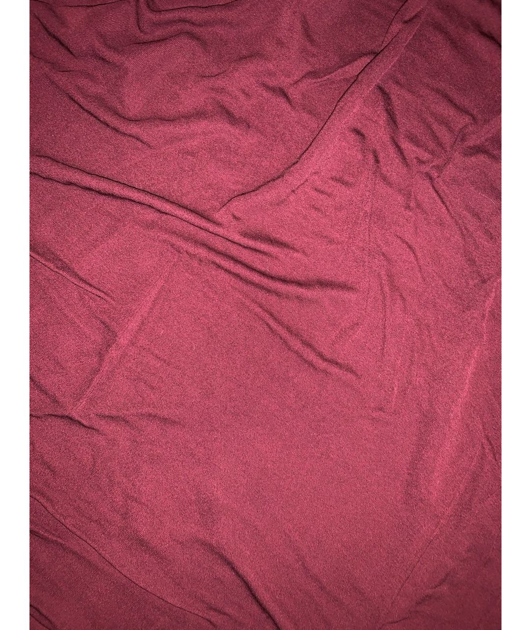 LOUIS VUITTON PRE-OWNED Бордовая вискозная рубашка, фото 4