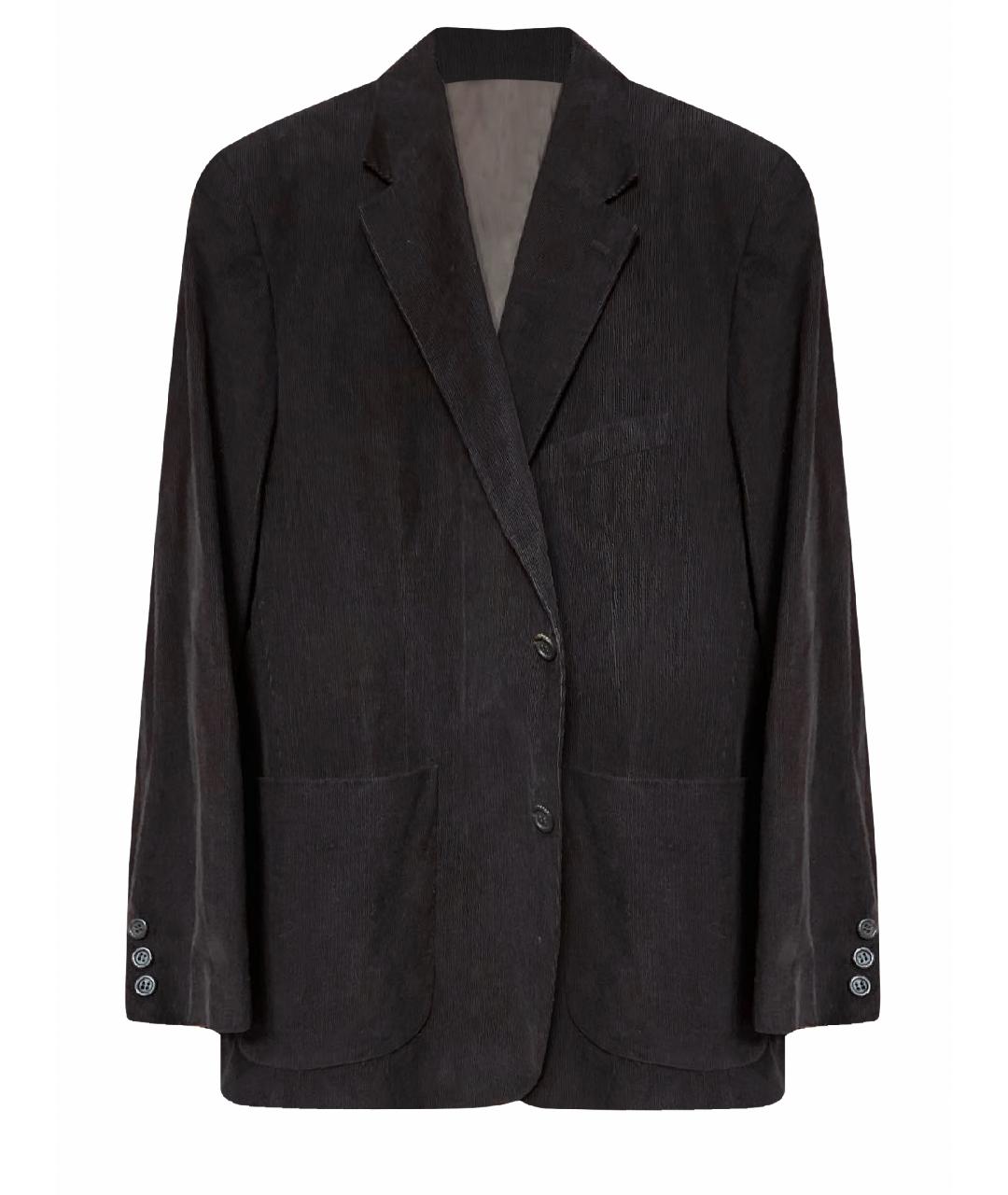BURBERRY Коричневый велюровый пиджак, фото 1