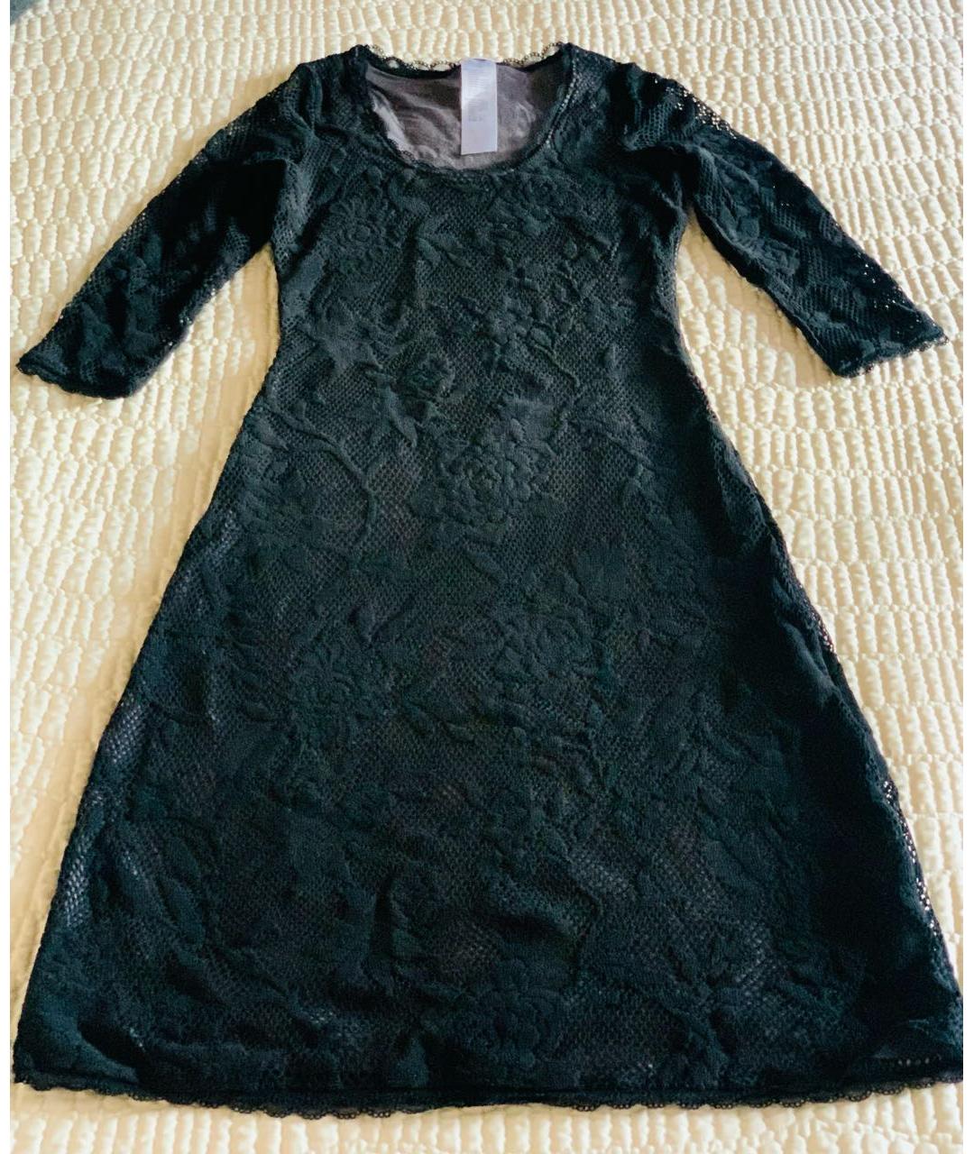 WOLFORD Черное полиамидовое коктейльное платье, фото 2