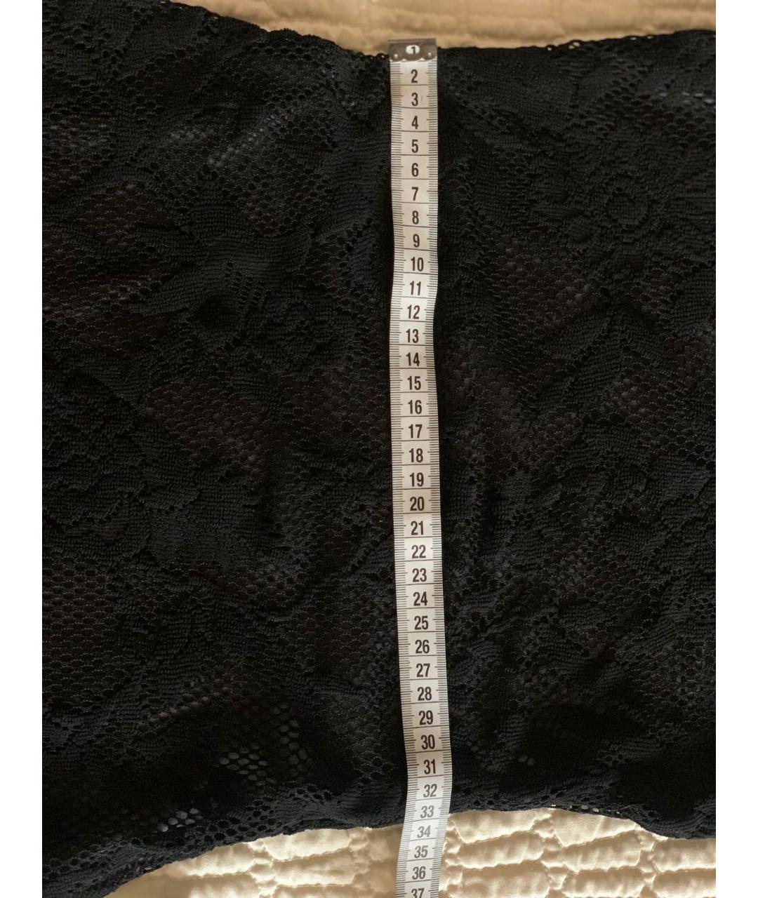 WOLFORD Черное полиамидовое коктейльное платье, фото 7