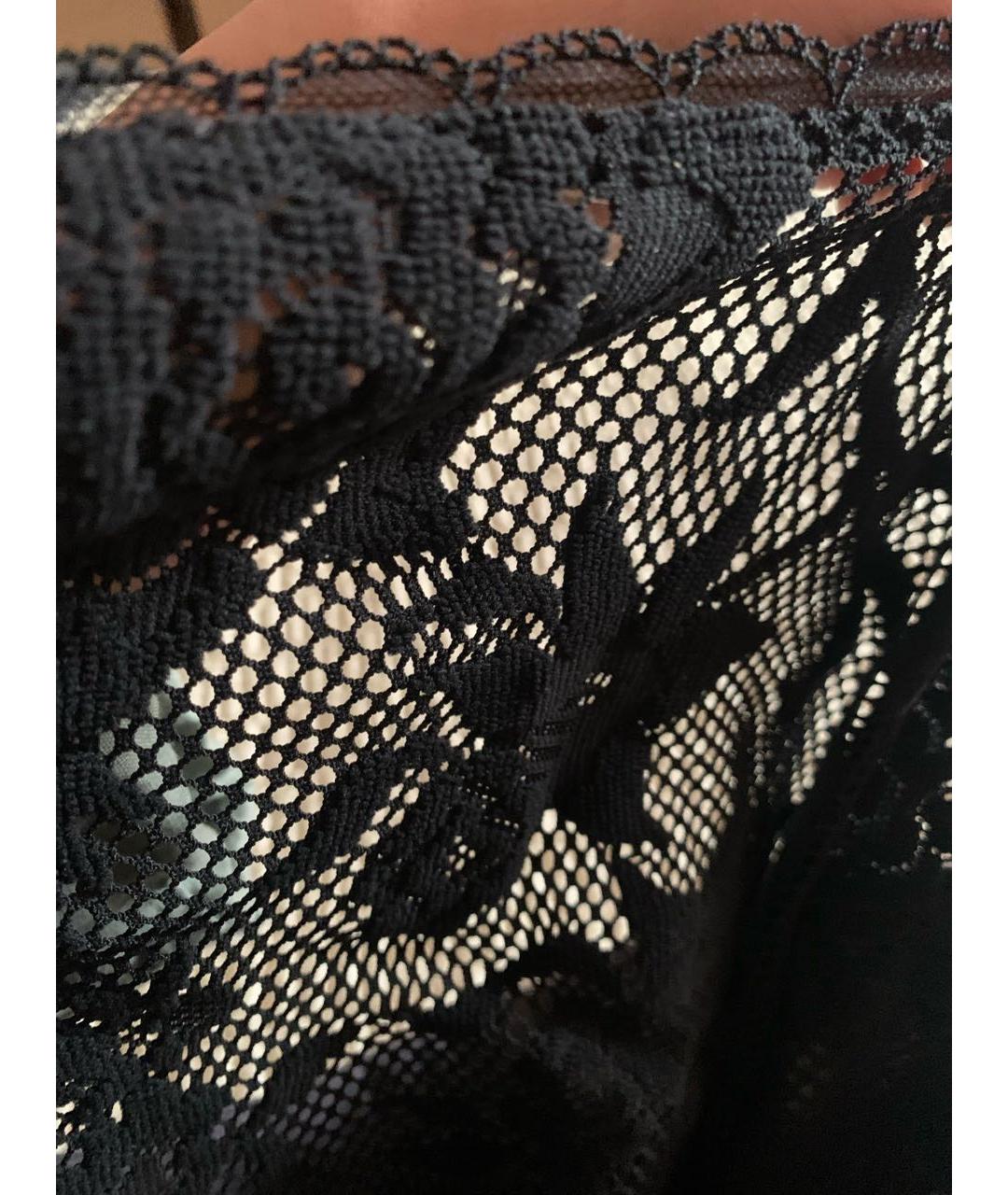 WOLFORD Черное полиамидовое коктейльное платье, фото 8