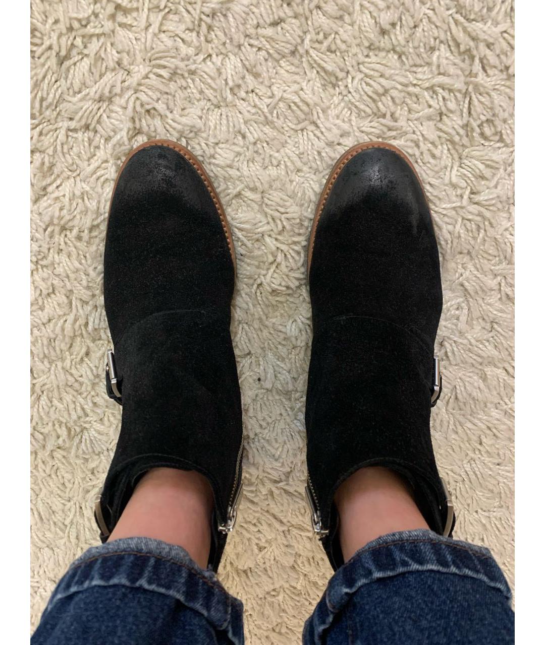 MICHAEL KORS Черные замшевые ботинки, фото 8