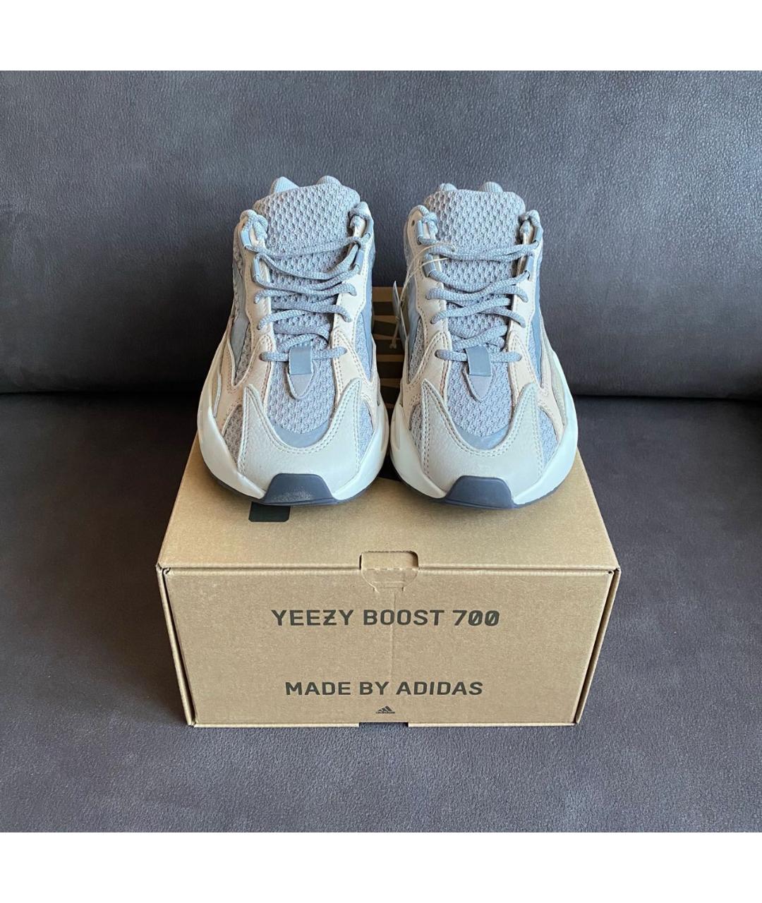 ADIDAS YEEZY Серые текстильные кроссовки, фото 2