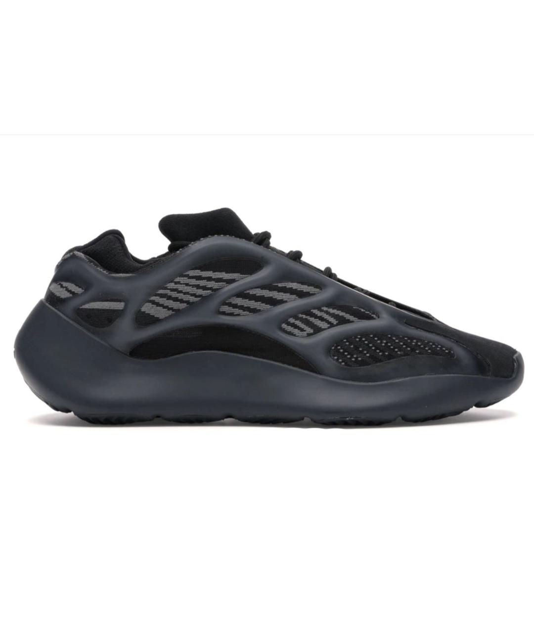 ADIDAS YEEZY Черные текстильные кроссовки, фото 1
