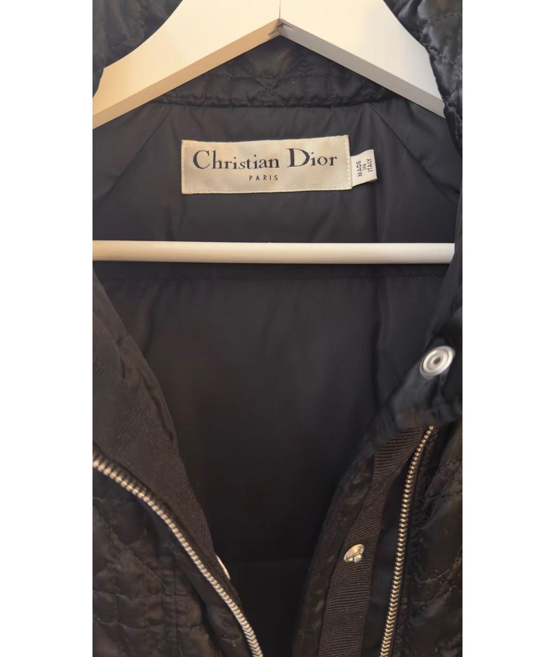 CHRISTIAN DIOR Черная полиамидовая куртка, фото 4
