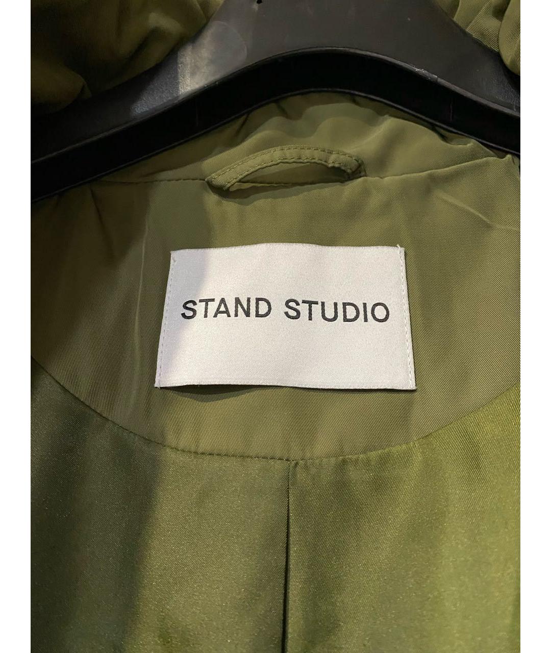 STAND STUDIO Зеленые пальто, фото 3