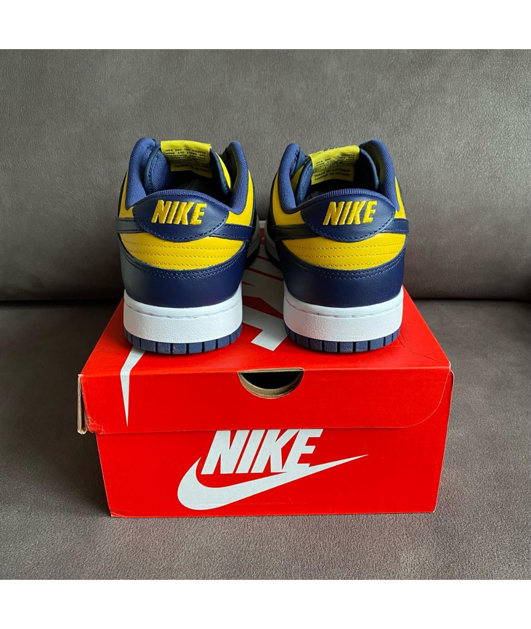 NIKE Мульти кожаные низкие кроссовки / кеды, фото 3