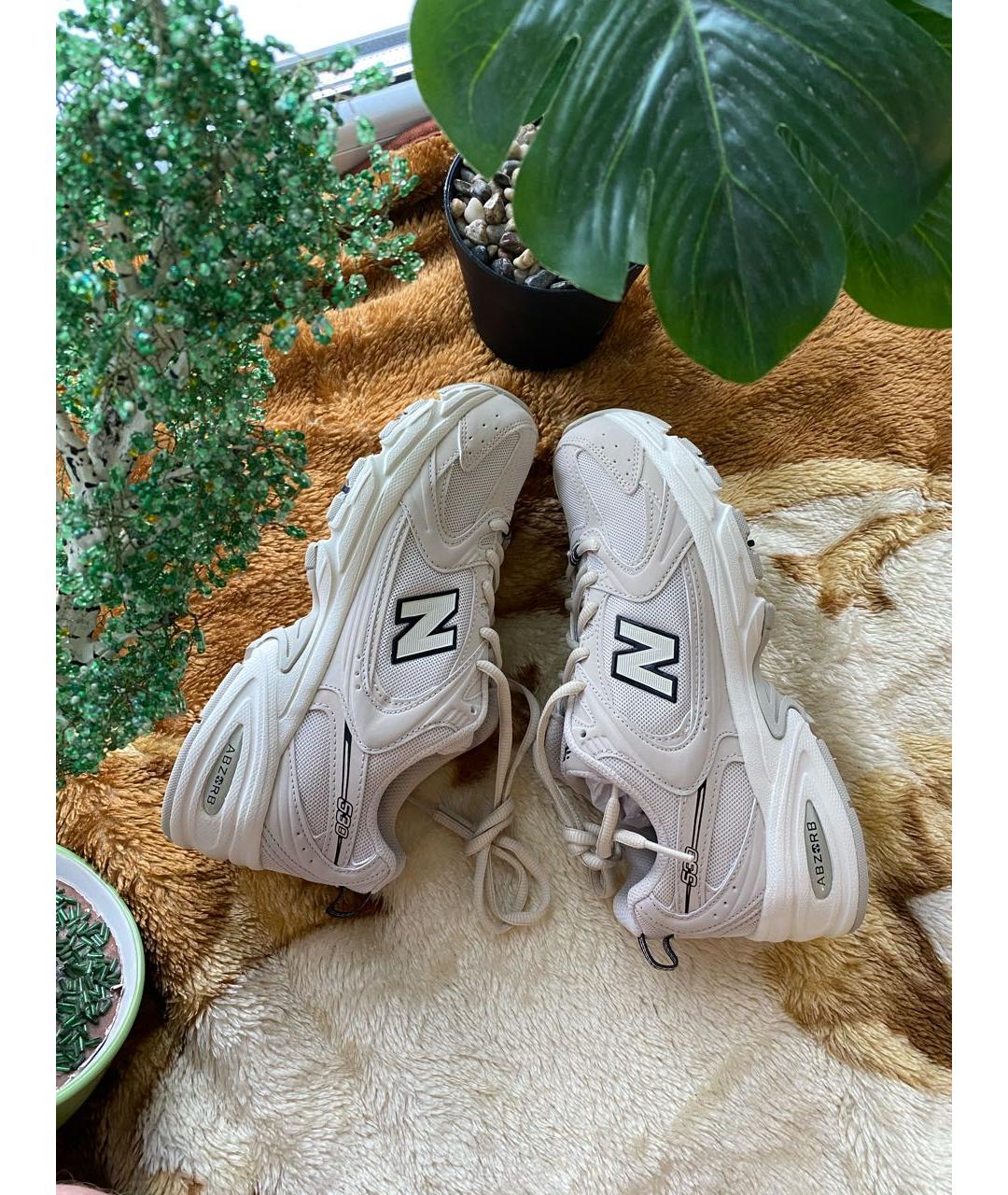 NEW BALANCE Бежевые кроссовки, фото 4
