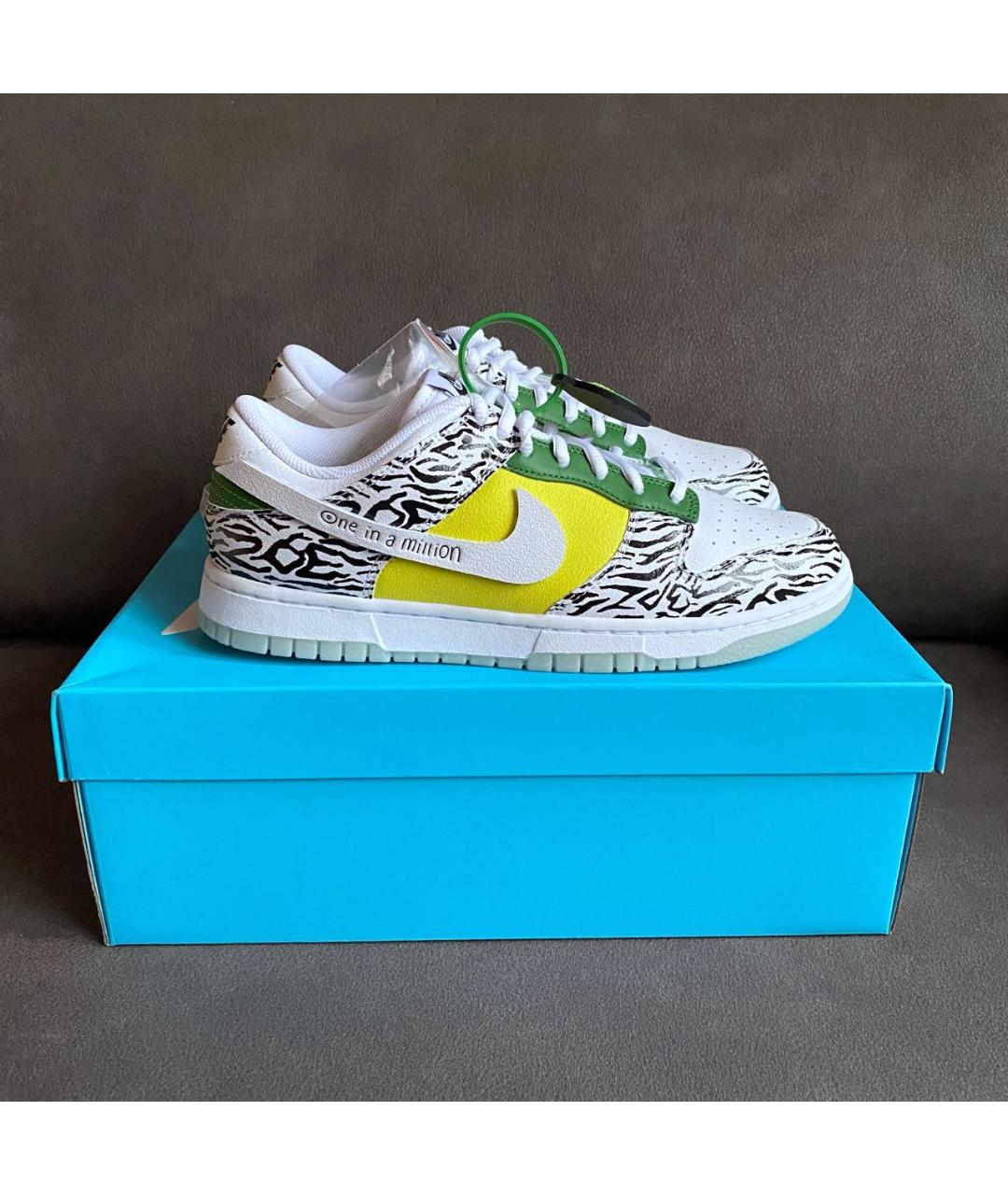 NIKE Мульти кожаные низкие кроссовки / кеды, фото 4