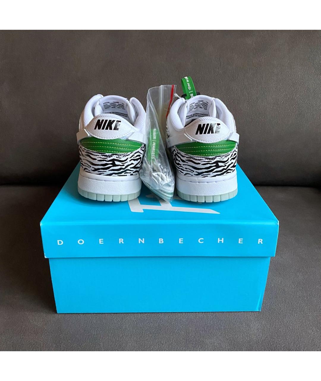 NIKE Мульти кожаные низкие кроссовки / кеды, фото 3