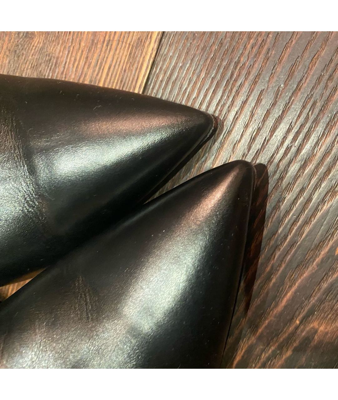 SAINT LAURENT Черные кожаные сапоги, фото 3