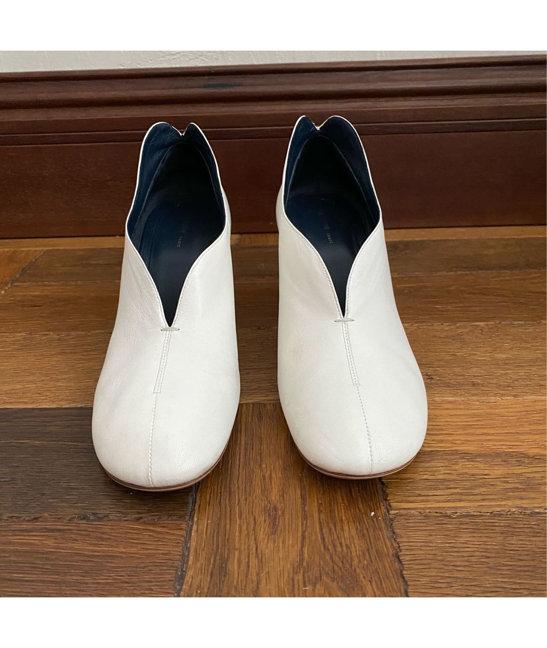 CELINE PRE-OWNED Белые кожаные туфли, фото 2