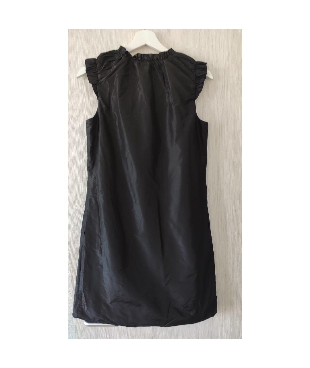 ASPESI Черное шелковое платье, фото 2