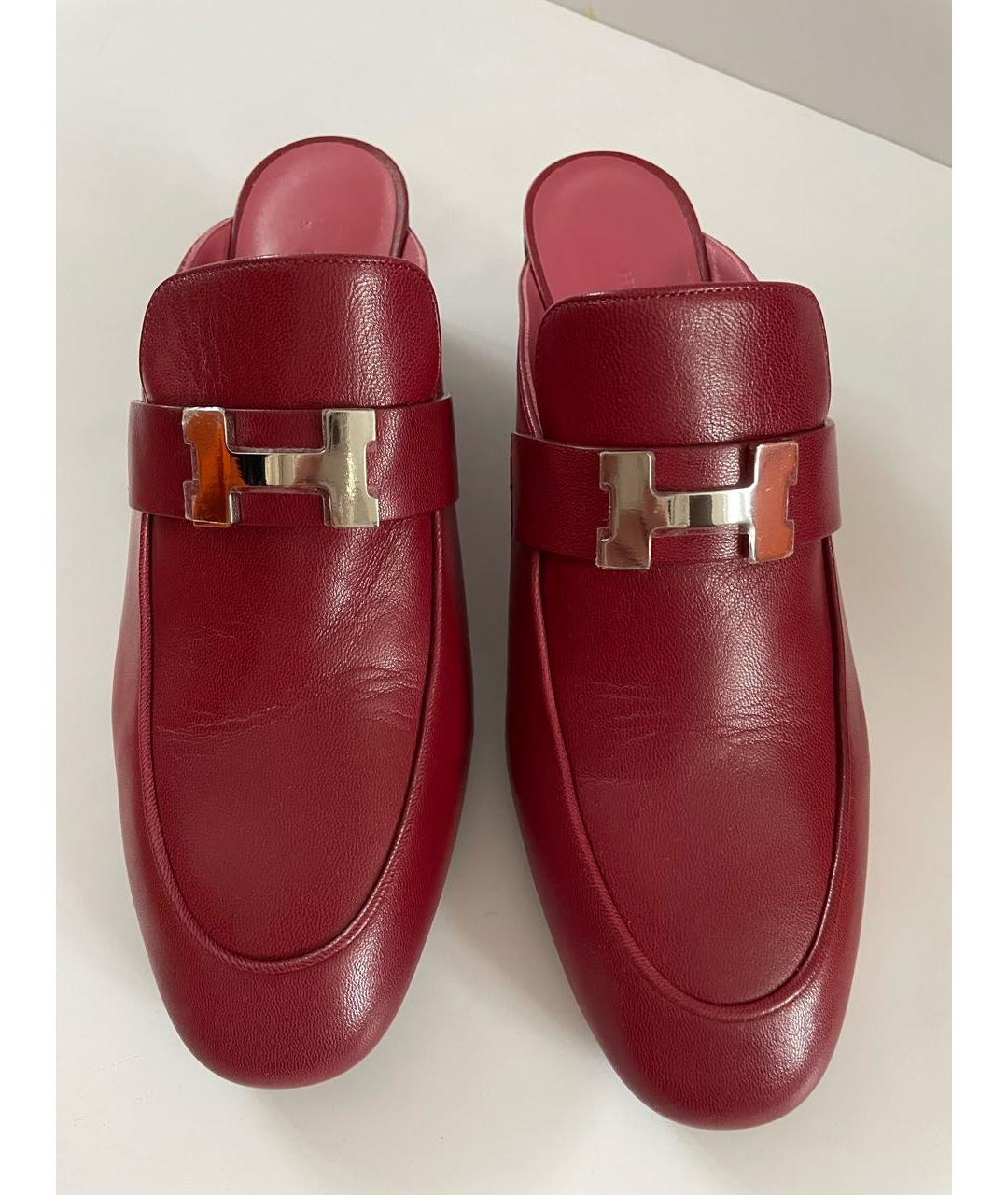 HERMES Кожаные сабо, фото 2