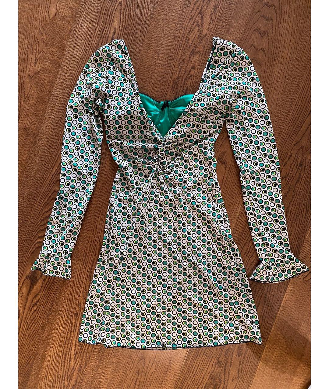 DENNY ROSE Зеленые повседневное платье, фото 6