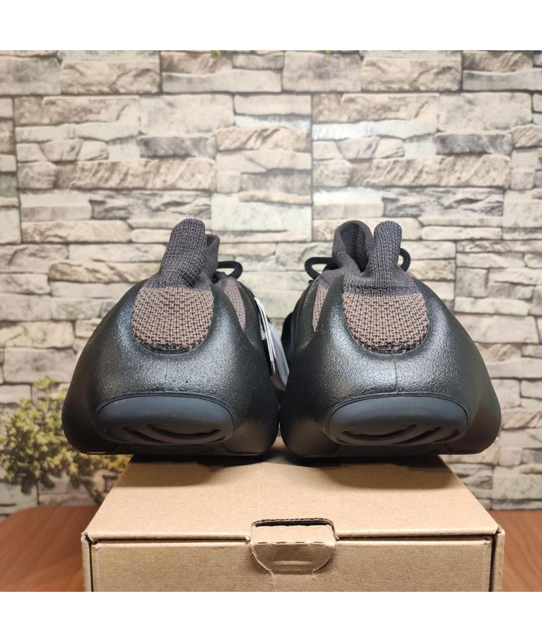 ADIDAS YEEZY Черные текстильные низкие кроссовки / кеды, фото 7