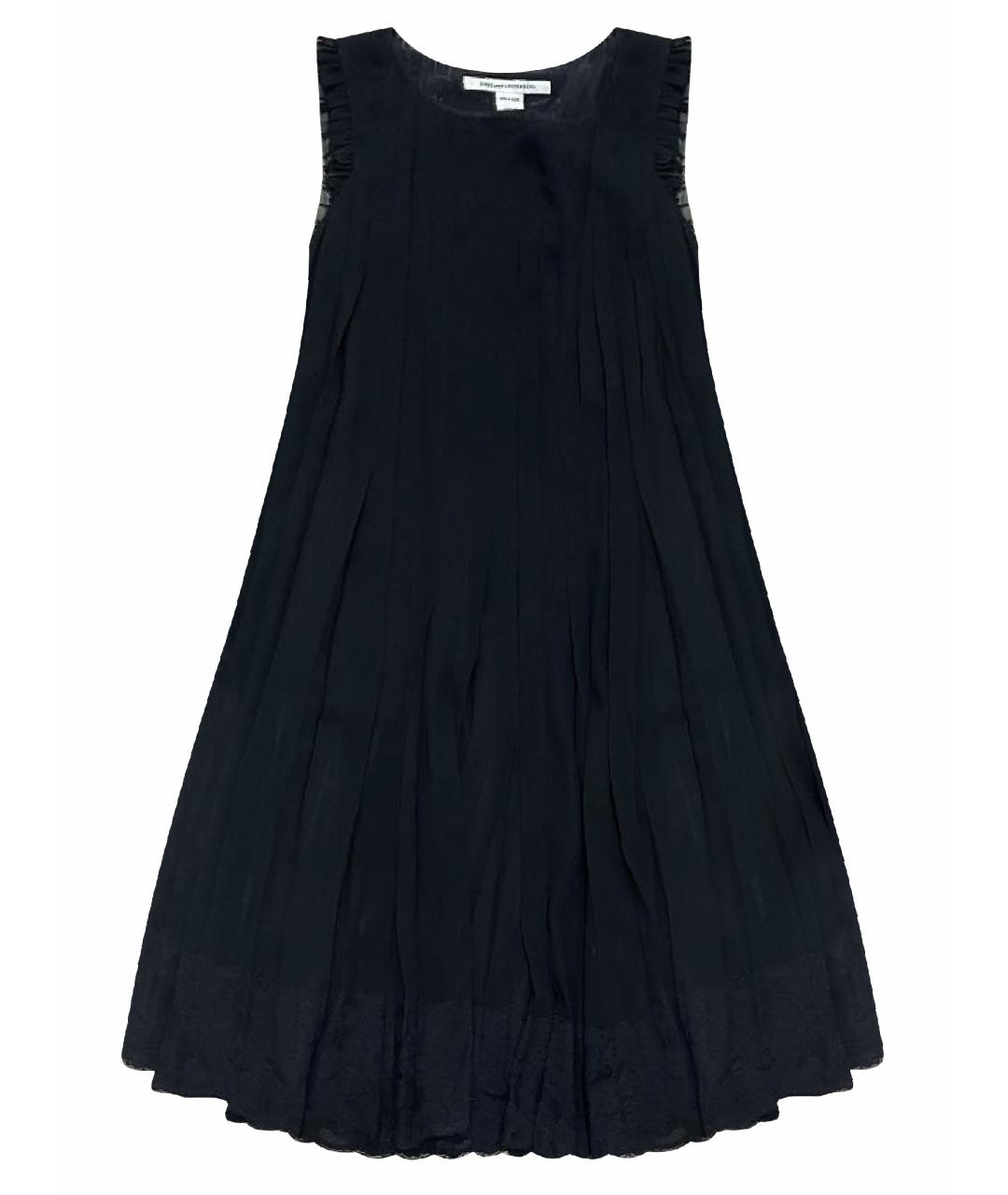 DIANE VON FURSTENBERG Черное полиэстеровое платье, фото 1