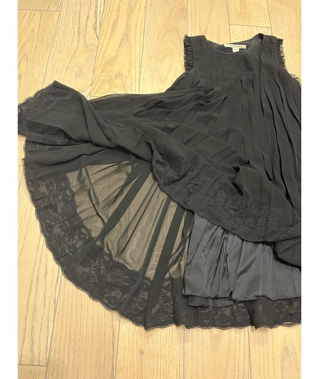 DIANE VON FURSTENBERG Черное полиэстеровое платье, фото 2