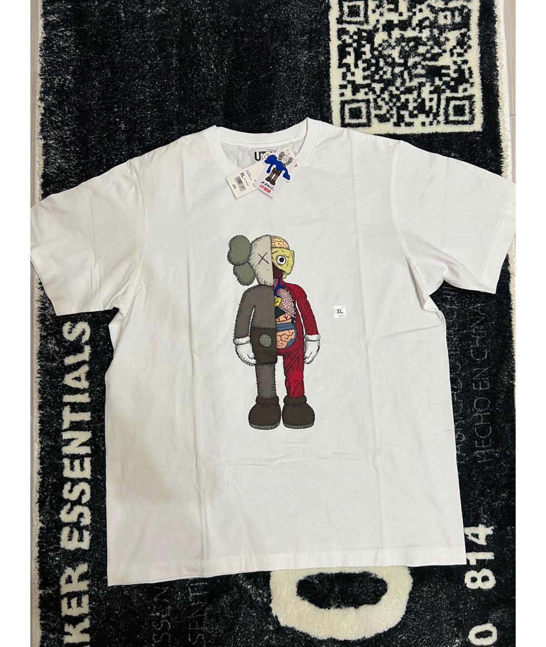 KAWS Белая хлопковая футболка, фото 5