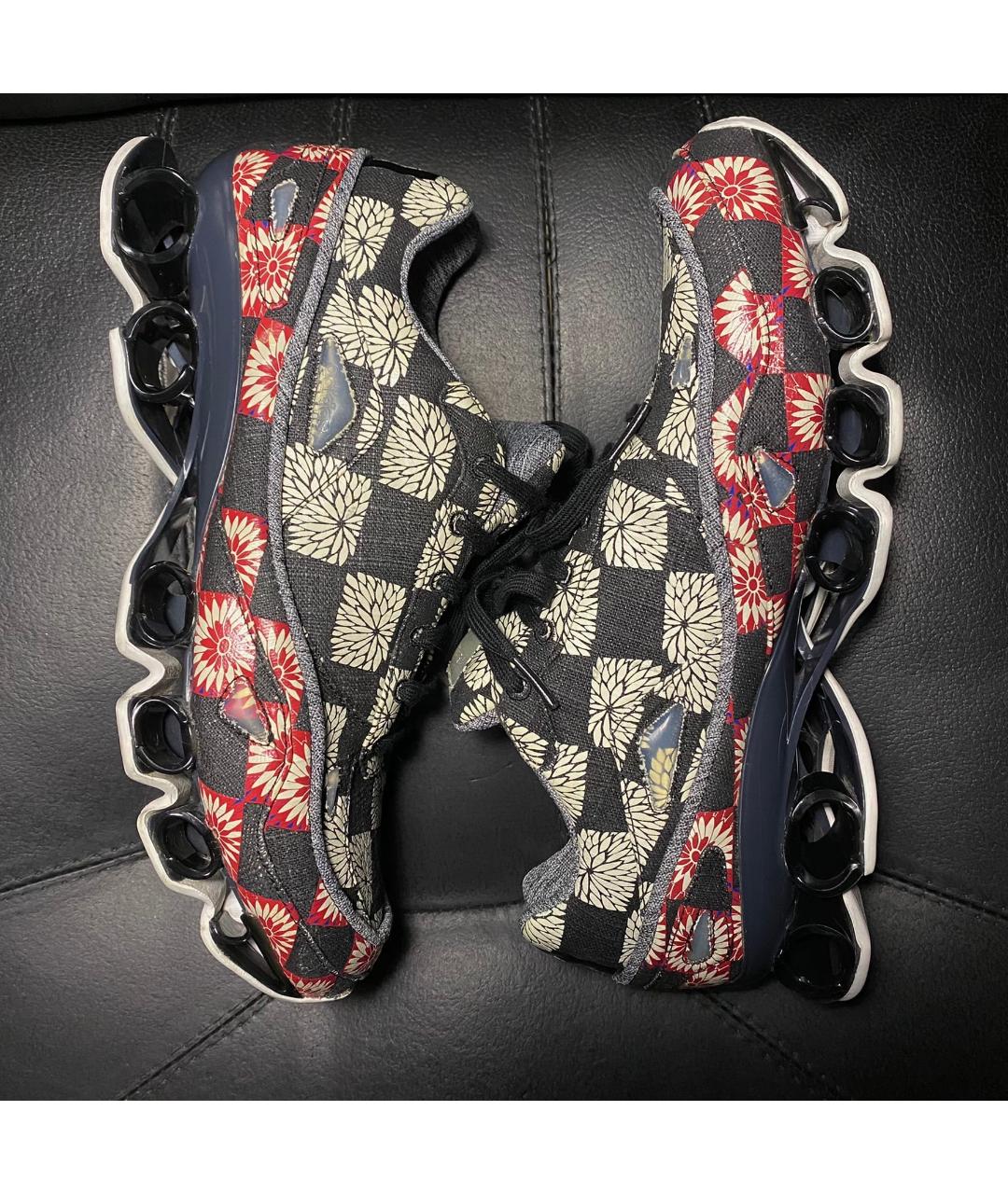ADIDAS X RAF SIMONS Черные текстильные низкие кроссовки / кеды, фото 4