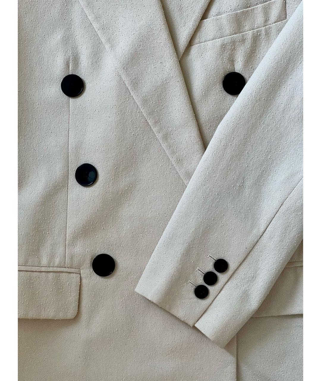 ISABEL MARANT ETOILE Белый хлопковый жакет/пиджак, фото 5