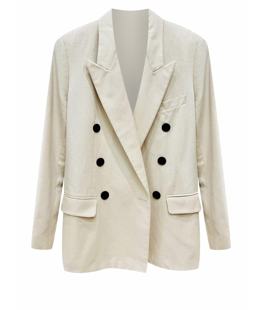 ISABEL MARANT ETOILE Белый хлопковый жакет/пиджак, фото 1