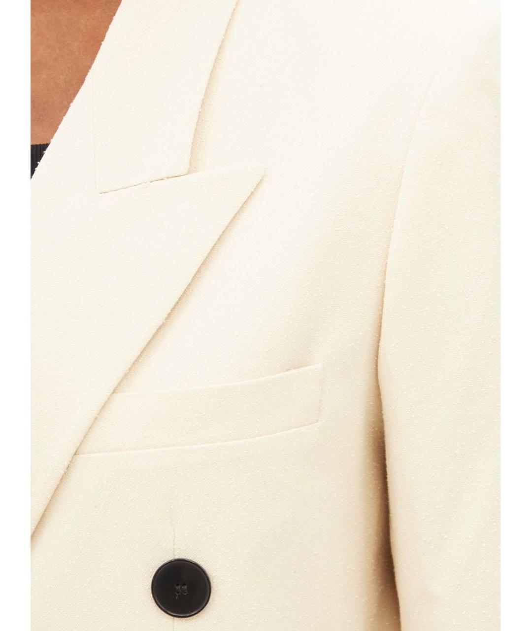 ISABEL MARANT ETOILE Белый хлопковый жакет/пиджак, фото 4