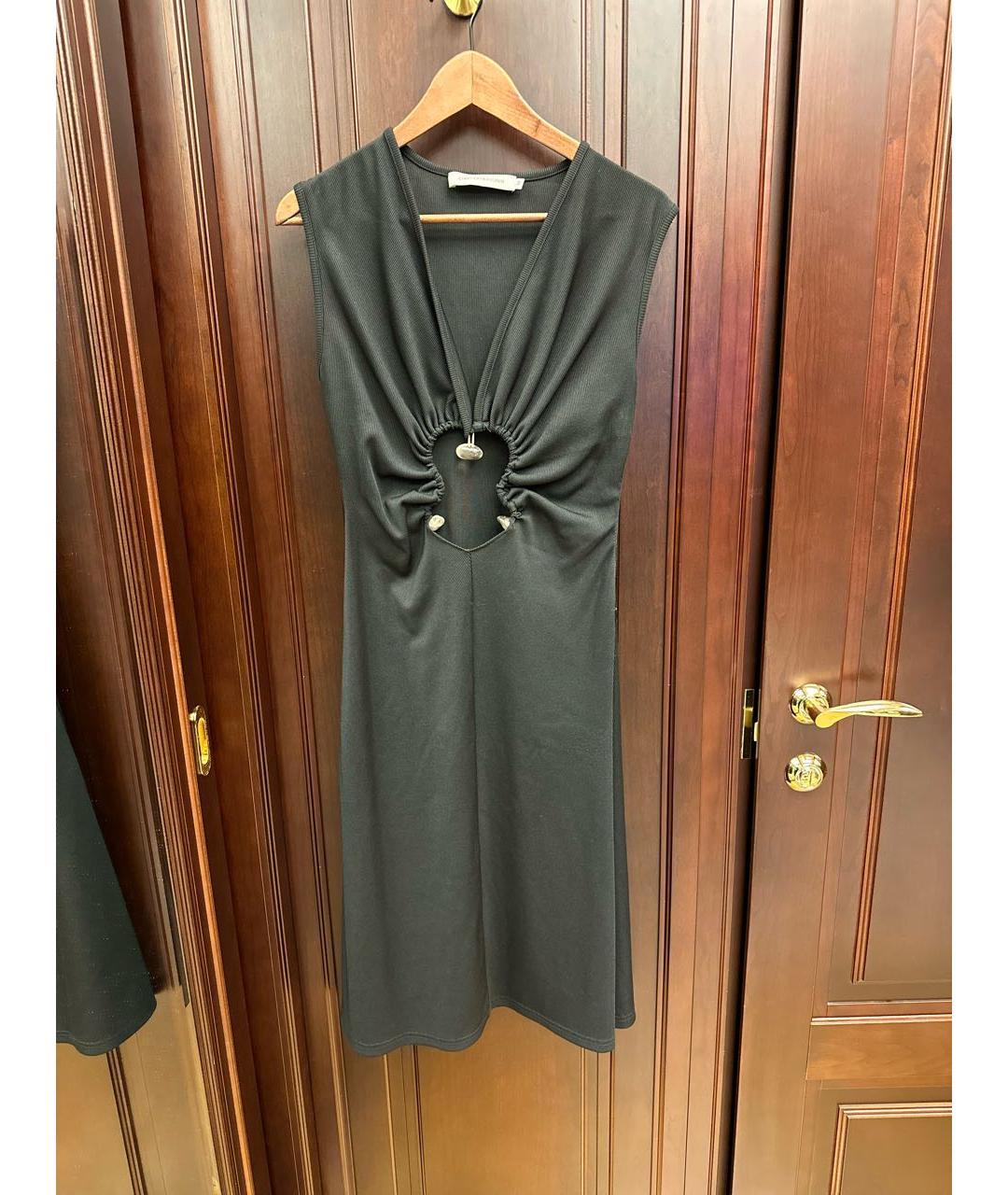 CHRISTOPHER ESBER Черное полиэстеровое коктейльное платье, фото 5
