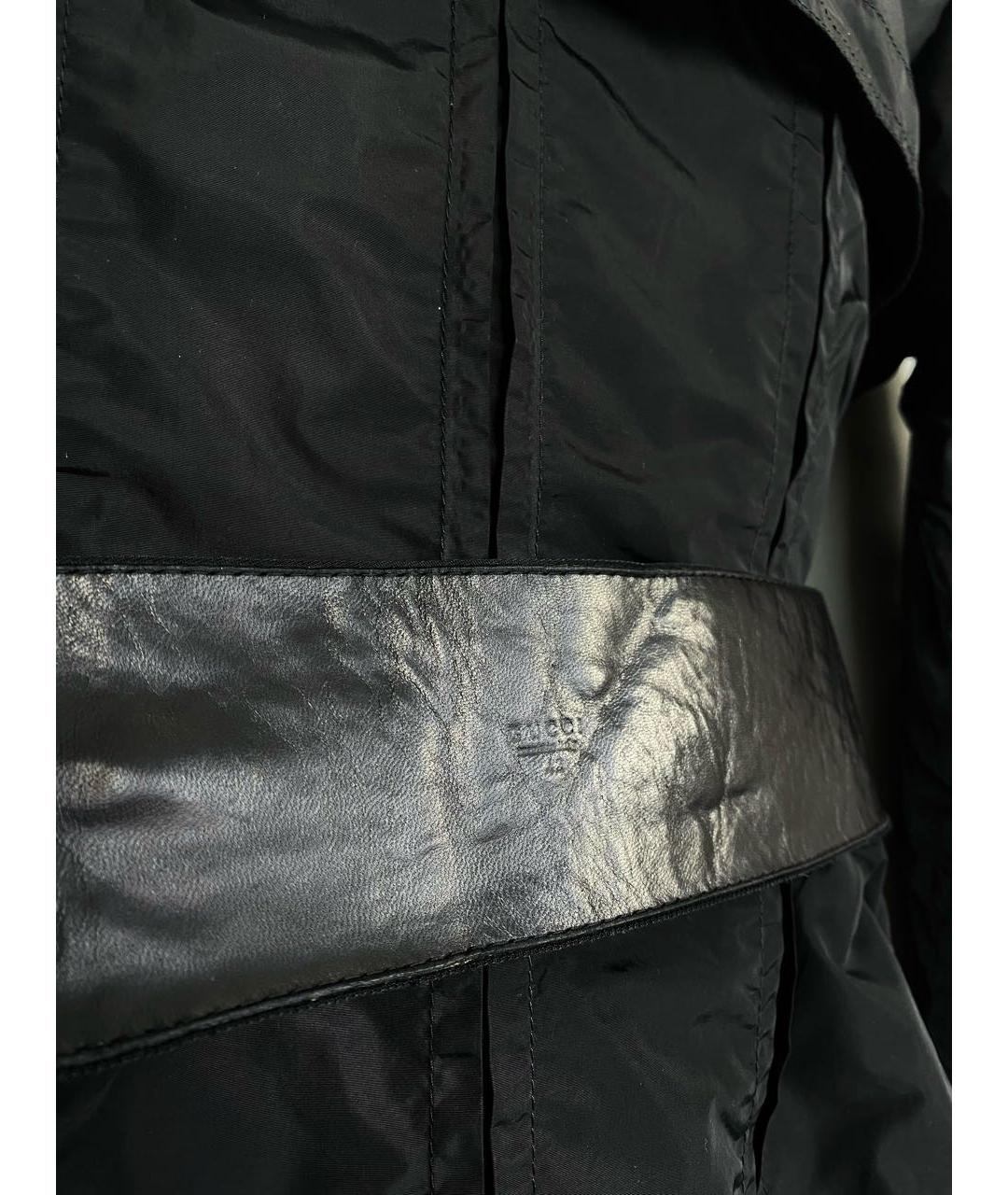 GUCCI Черная полиамидовая куртка, фото 3