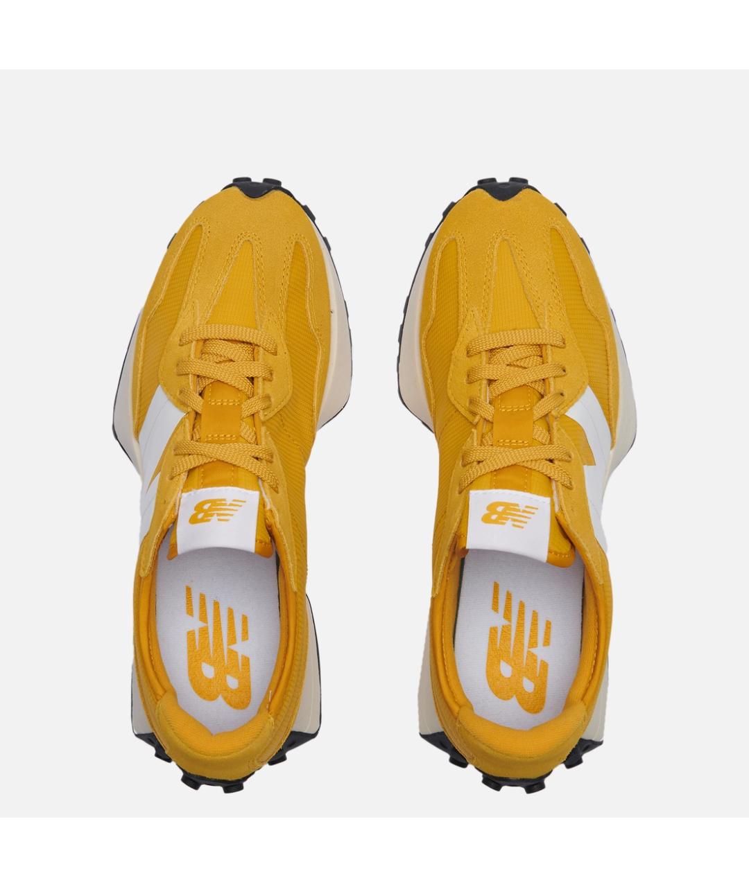 NEW BALANCE Желтые замшевые кроссовки, фото 3