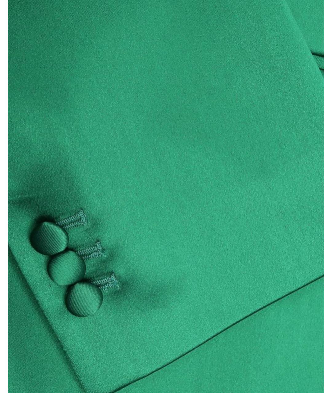 P.A.R.O.S.H. Зеленый ацетатный жакет/пиджак, фото 4