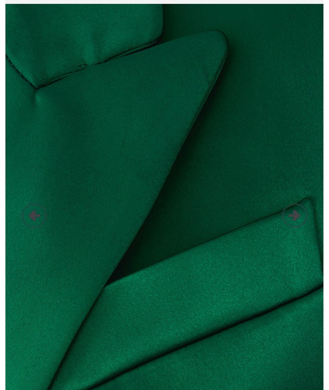 P.A.R.O.S.H. Зеленый ацетатный жакет/пиджак, фото 7