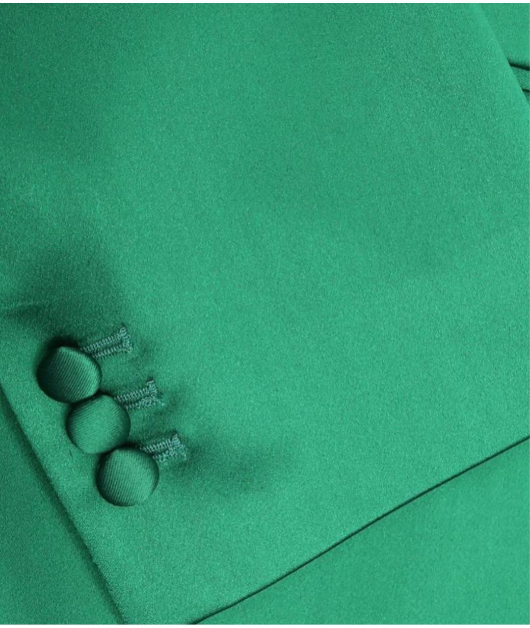 P.A.R.O.S.H. Зеленый ацетатный жакет/пиджак, фото 4