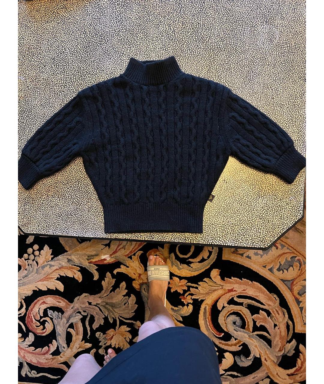 LOUIS VUITTON PRE-OWNED Черный кашемировый джемпер / свитер, фото 7