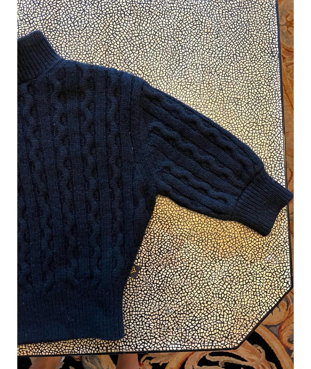 LOUIS VUITTON PRE-OWNED Черный кашемировый джемпер / свитер, фото 3
