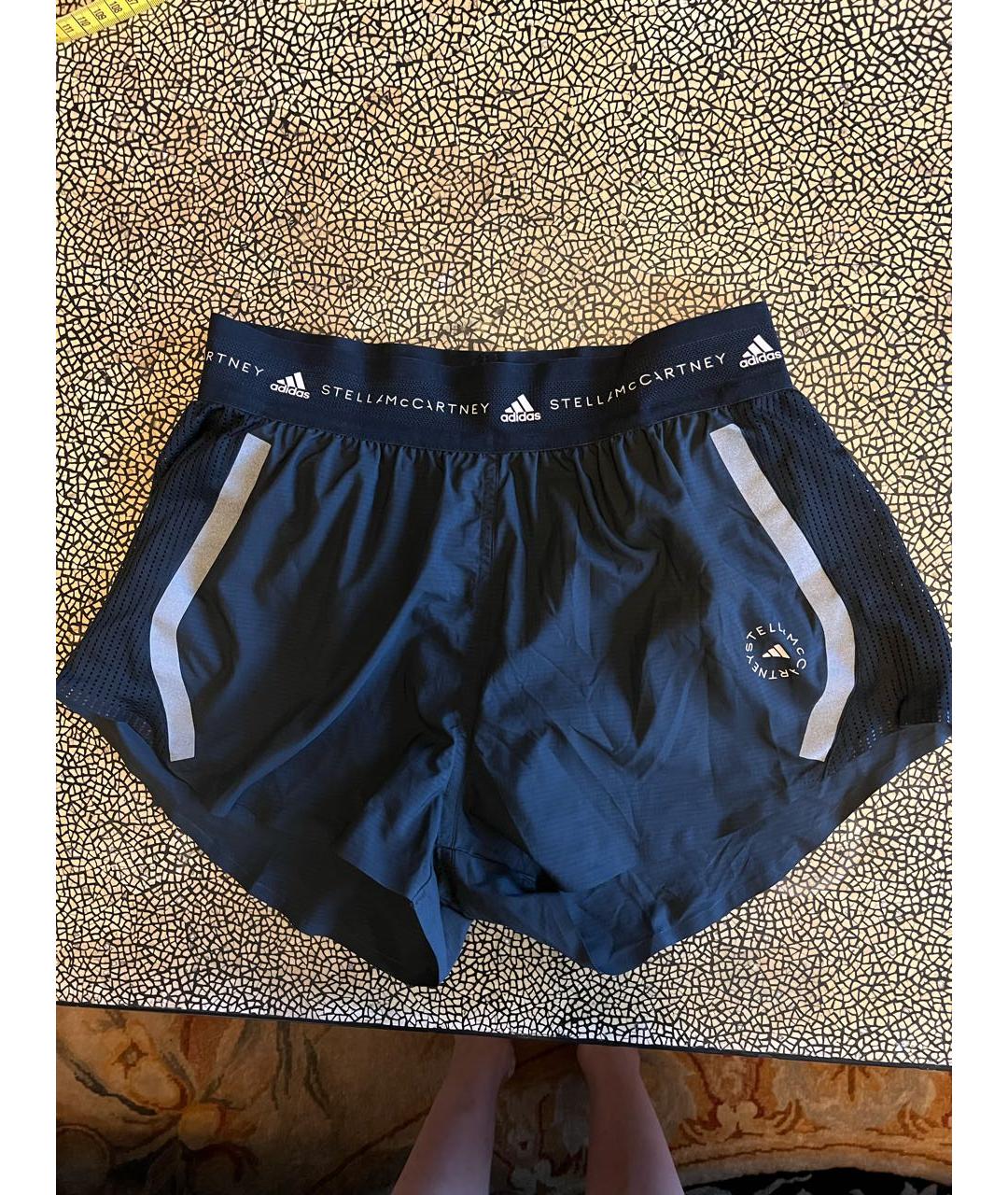 ADIDAS BY STELLA MCCARTNEY Черные полиэстеровые спортивные брюки и шорты, фото 6