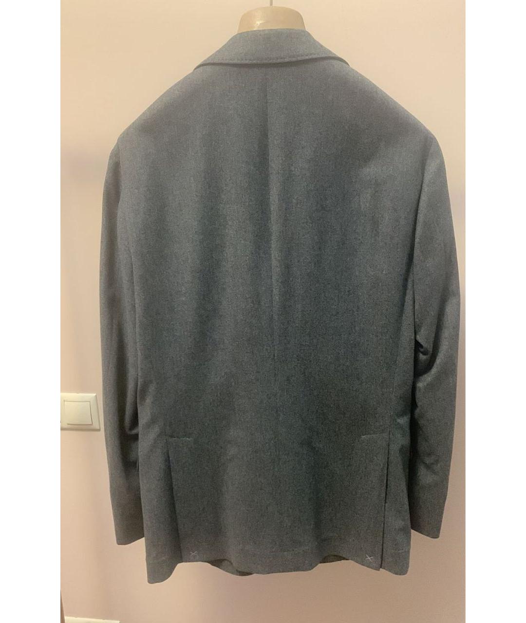 BRUNELLO CUCINELLI Антрацитовый шерстяной пиджак, фото 2