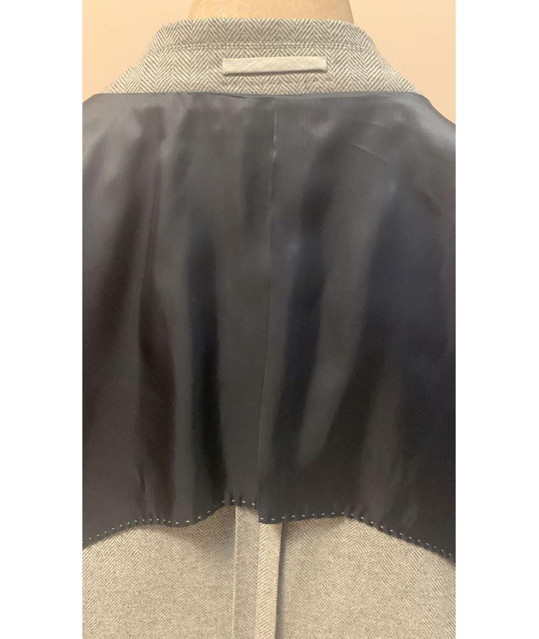 BRUNELLO CUCINELLI Серый шерстяной пиджак, фото 3
