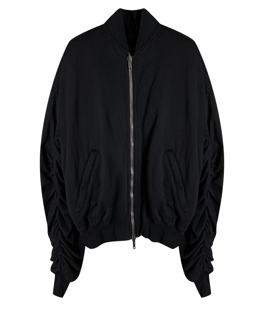 HAIDER ACKERMANN Черная хлопковая куртка, фото 1