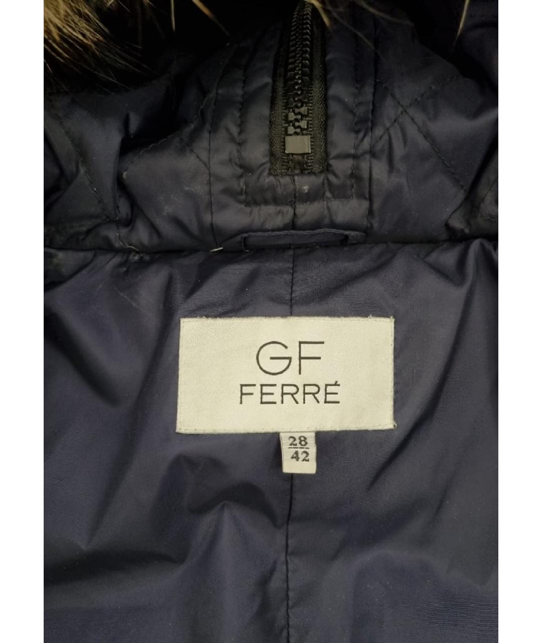 GIANFRANCO FERRE Темно-синяя куртка, фото 6