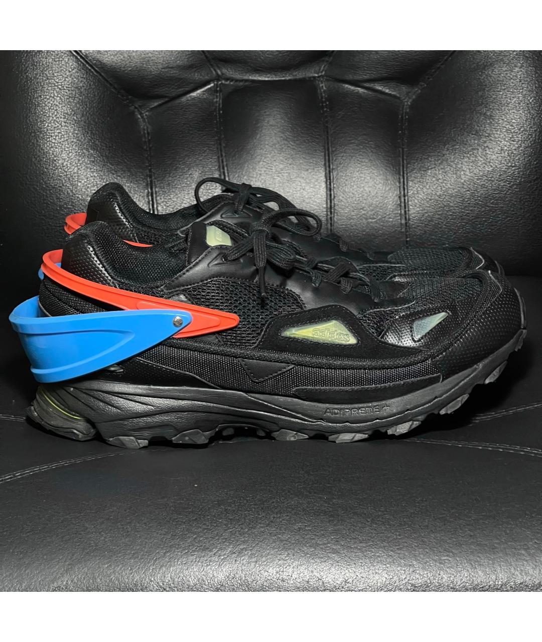 ADIDAS X RAF SIMONS Черные текстильные низкие кроссовки / кеды, фото 7