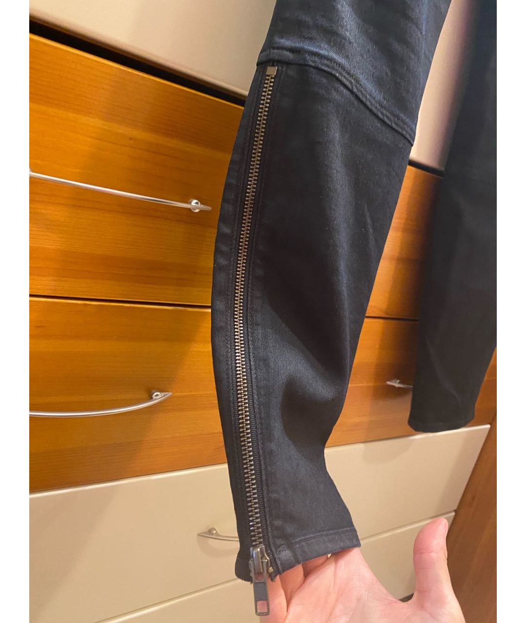 JBRAND Черные брюки узкие, фото 4