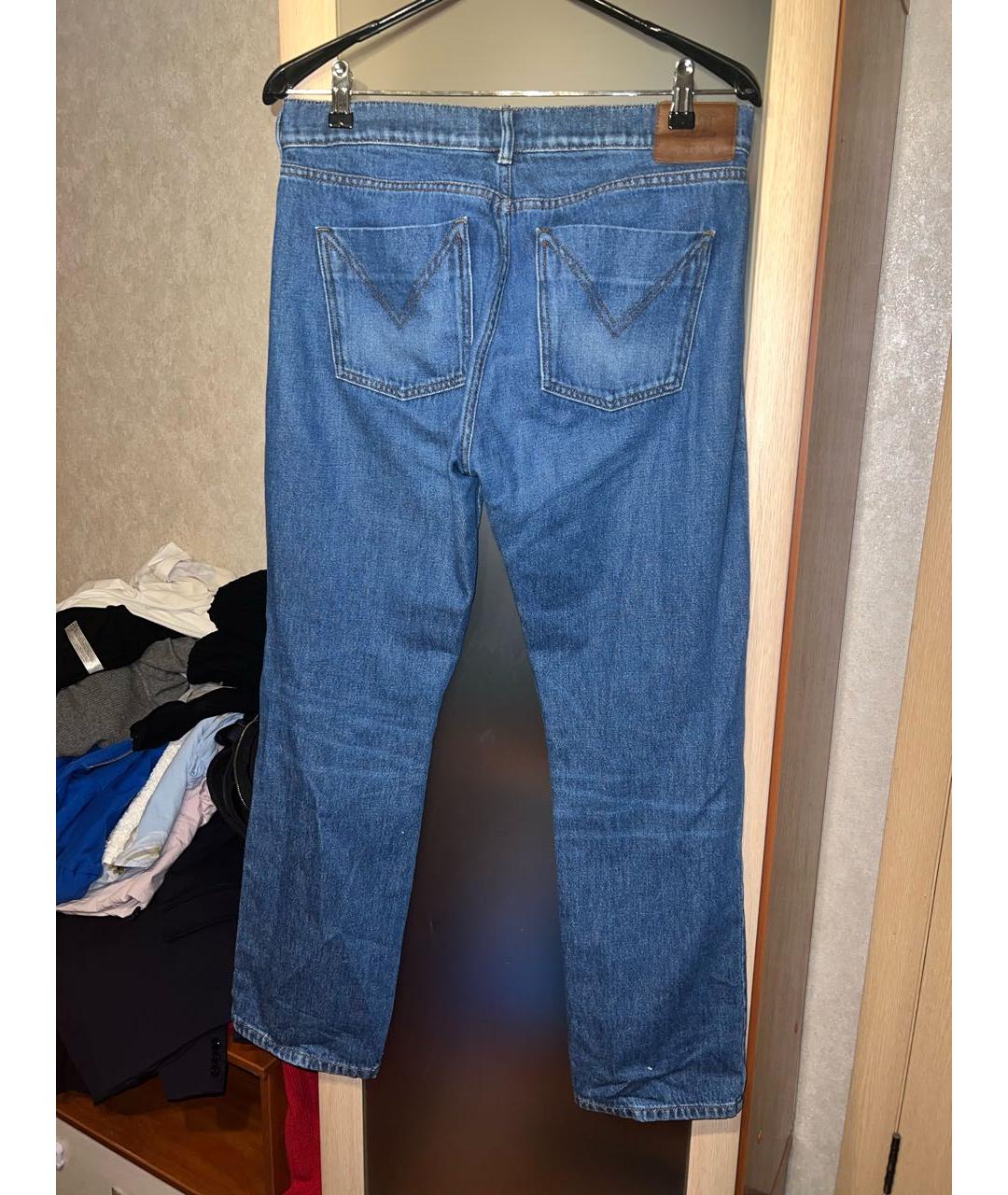 MAX MARA Синие джинсы слим, фото 2