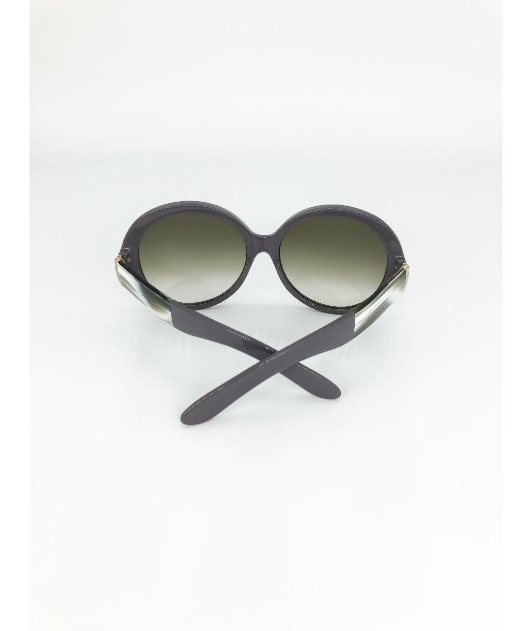 SAINT LAURENT Серые пластиковые солнцезащитные очки, фото 5